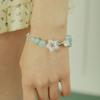 Point Star Ribbon Bead Bracelet