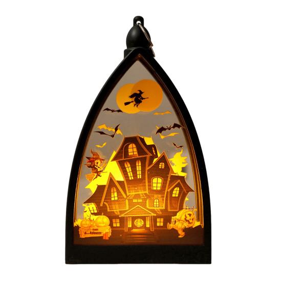 LED Night Lamp Bedside Light Battery Powered Electronic Candle Light Halloween Party Decoration Photography Prop