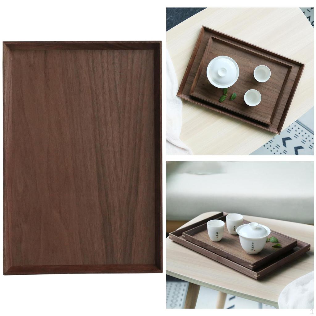 Serving Tray Dinning Tableware Incline Rustic Chinese Style Dish Coffee Parties Banquet Breakfast
