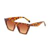 Trendige Cat-Eye-Sonnenbrille für Damen/Herren Retro Quadratische Sonnenbrille UV400 Schutz Brillen Sommer-Tönungen Modeaccessoires