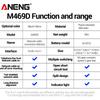 ANENG M469D Tester RJ45 RJ11 RJ12 Network Cable Networking Tool Network Repair CAT5 UTP LAN Cable Tester Cable lan tester