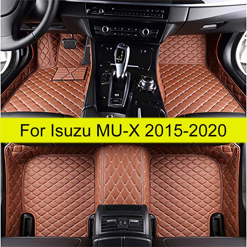 Car Floor Mats For Isuzu MU-X Five Seats 2015 2016 2017 2018    Auto Foot Pads Carpet Cover Interior Accessories