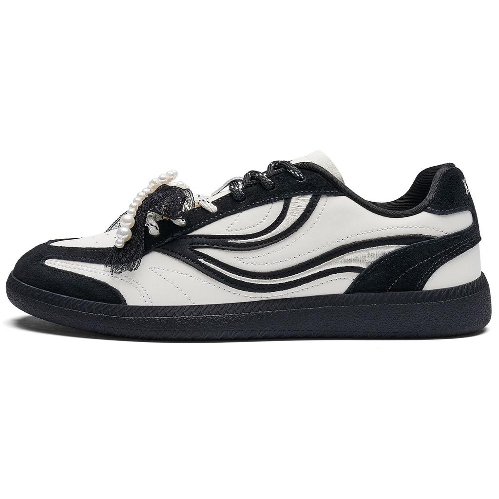 Kappa Back To Back Summer Breathable Ballet Style Lightweight Sweet Cool Personality Low Top Training Shoes Women sneaker White Black K0FY5CC15CZ-012A