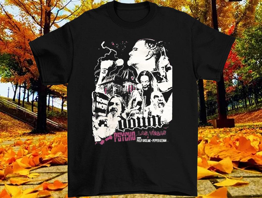 DOWN Psycho Fest Tour Concert T-Shirt Cotton For Men Women QX752