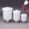 125/250/600Ml Plastic Spray Paint Cup Sprayer Cup Air Gravity Feed Paint Spray Pot Thread Connector For Spray Gun Parts