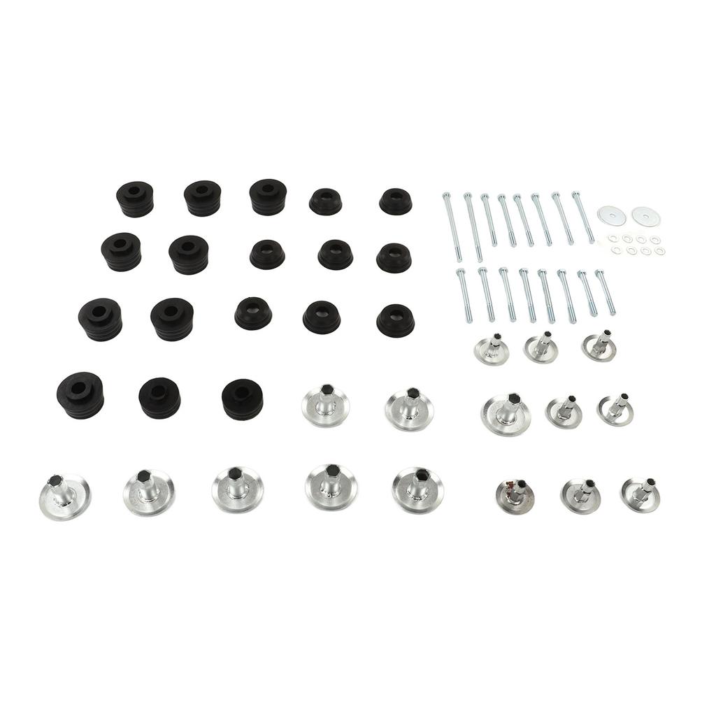 60Pcs Body Cab Mount Bushing Kit KF04060BK Replacement for Ford Super Duty 2WD 4WD 2008‑2016