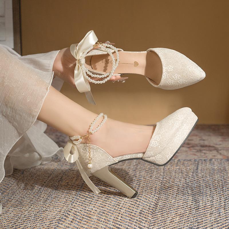 Fashion African Shoes Roman Low Rome Rubber Slides Fabric Hoof Heels PU Silk Low Heel Shoe Roman Style Low-Heeled Rome Slides Fabric Sil