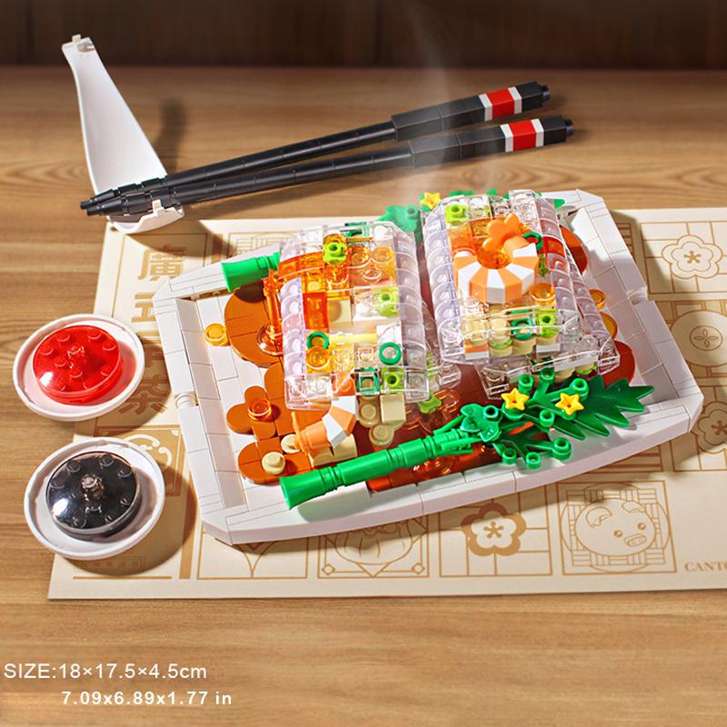 Chinese Culture Cantonese Cantonese Mini Building Blocks,Christmas and Thanksgiving Gifts