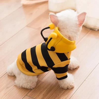 1PC Dog Haine Pentru Toamna Și Iarna Schnauzer Teddy Mici Puppy Pisică Pet Hoodie Albine Transformare Costum