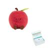 JELLYCAT Fun Food Apple Cute Doll Plush Doll Sitting 13cm high