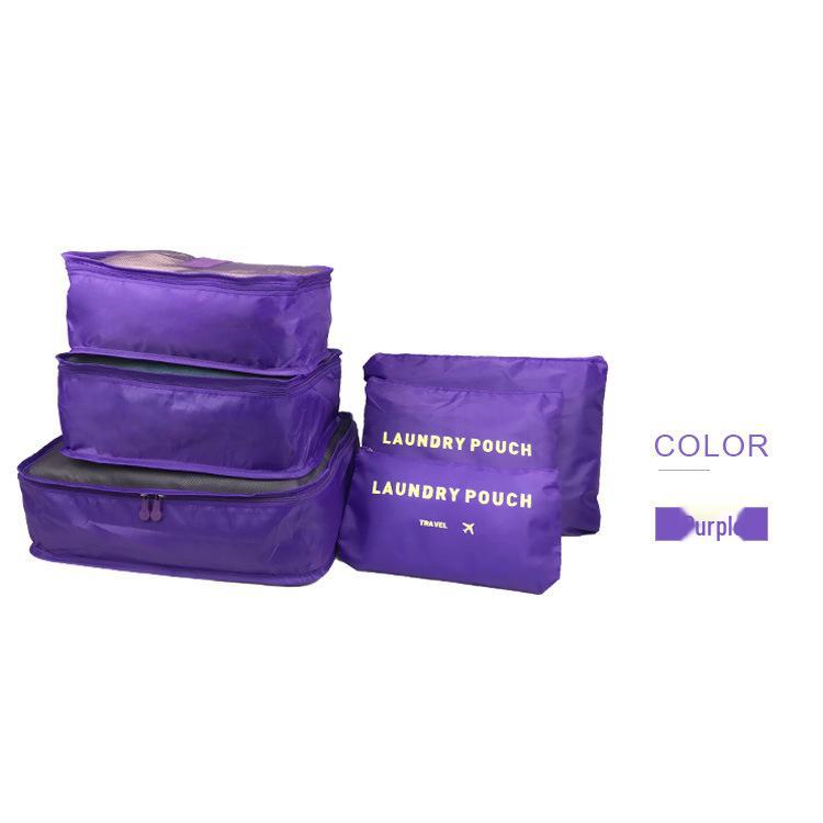 Six-piece Set of Cross-border Quilt Clothes Dustproof Storage Bags for Travel, Keeping Clothing Organized and Protected While Moving.