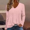 Summer New Fashion 2025 Women’s Casual Long Sleeve Printed T-shirt