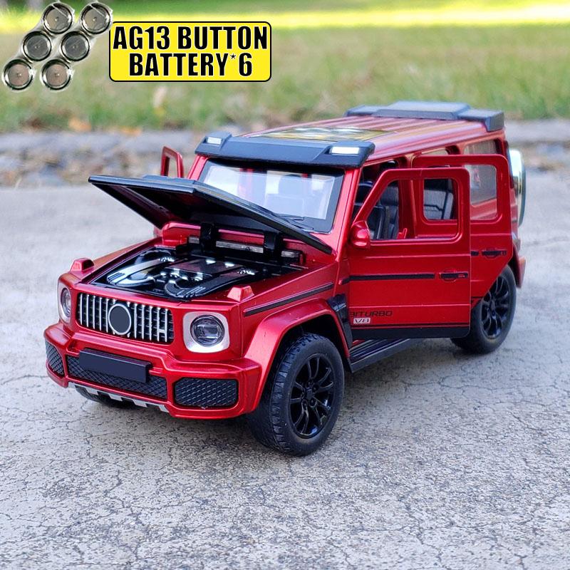 1:32 Mercedes Benz G700 Getunede Off-Road Voertuig Legering Metaal Diecast Model Auto Geluid & Licht Verzamelingen Sieraden Verjaardagscadeaus