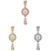 Damen-Quarzuhr mit Diamantverzierungen als Modeaccessoire