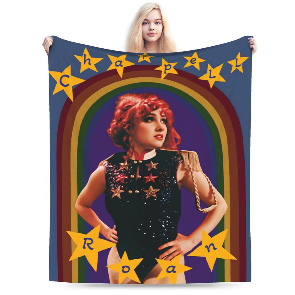 American Singer Chappell Roan Flannel Blanket Winter  Soft Throw Blanket for Child Home Decor Novelty Bedspread Sofa Bed Cover