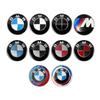 4ks 68mm Samolepky s emblémem na středové krytky kol pro BMW M Performance řady 1 3 5 7 X1 X2 X3 X4 X5 X6 X7 M3 M5 M7