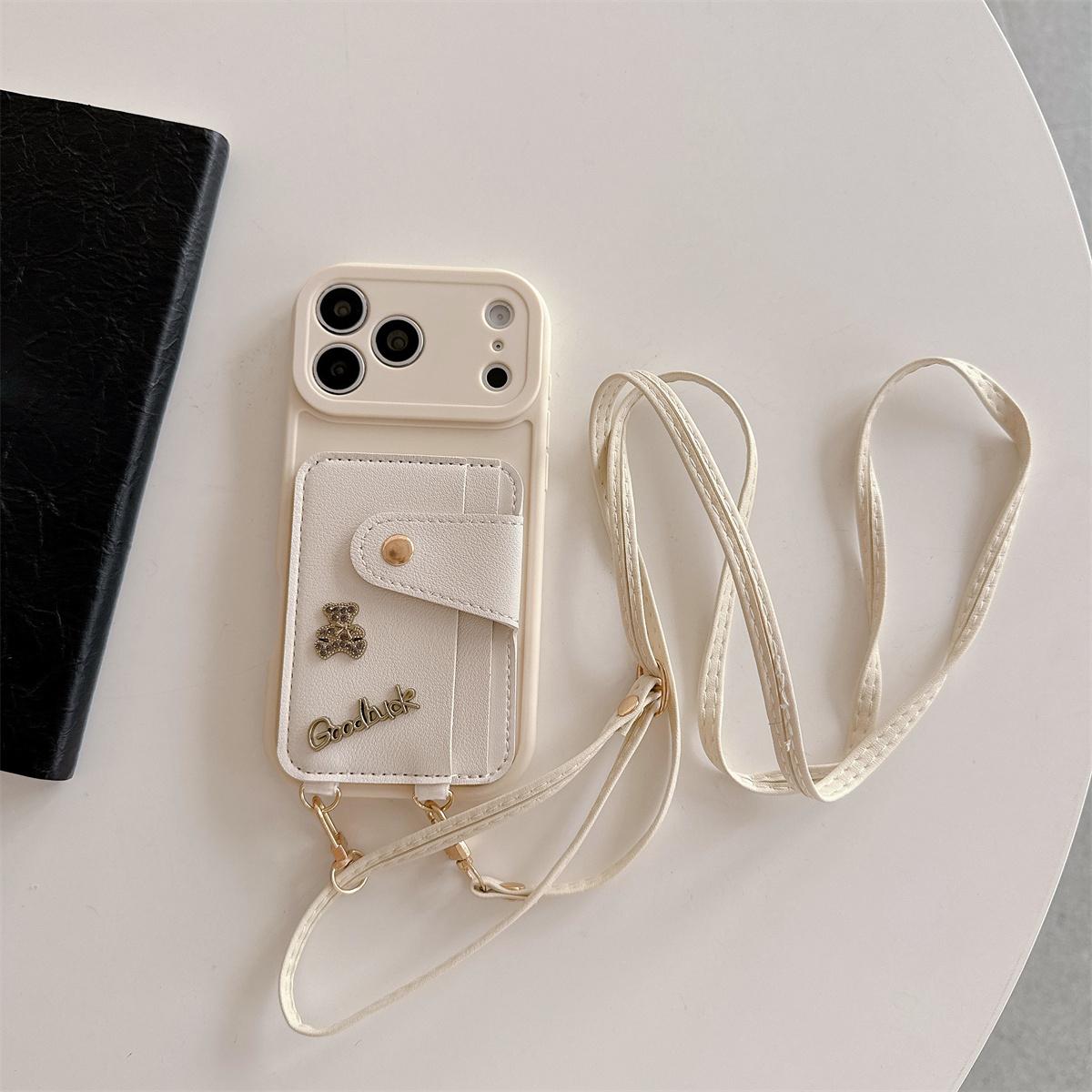 

Crossbody Wallet Phone Case for IPhone 17 Air 16 11 12 13 14 15 Pro Max 7 8 Plus Card Slots Lanyard PU Leather Silicone Cover iPhone 16 Pro Max