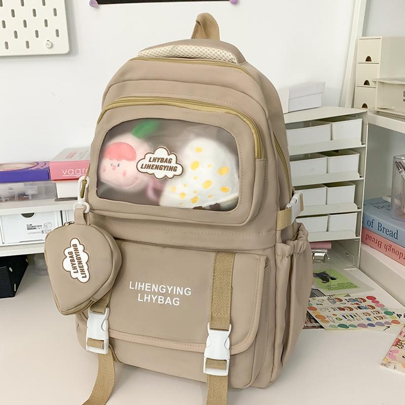 School Bag Children, Primary School Students, Girls, Junior High School Students, College Students, Large-capacity Two-piece Backpack,