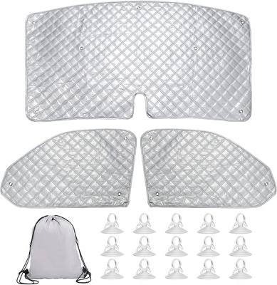 1Set Internal Thermal Blind Window Cover Set For VW T5 T6 3PCS Sunshade Windscreen Protection Set Car Sunshade Auto Accessories
