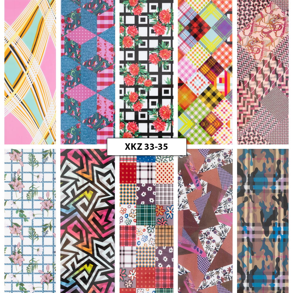 Transfer Foil 10 Pieces Each 100 Cm Xkz 33-35
