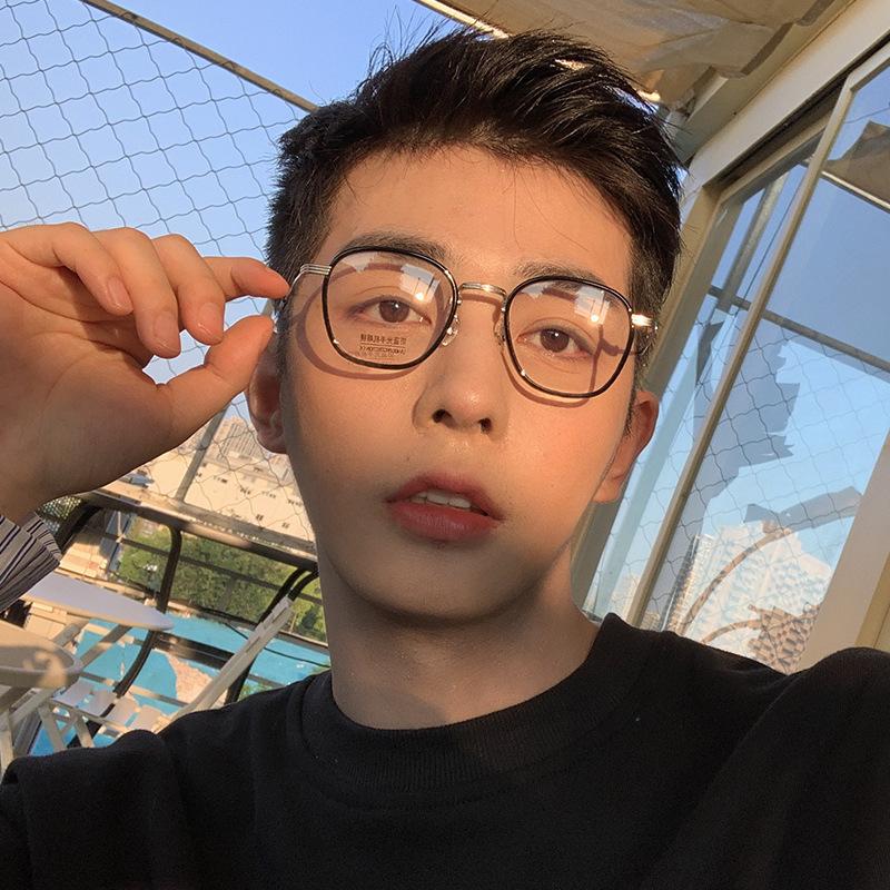 New arrival unisex square glasses for men women metal frame glasses plain glasses Nearsighted Eyewear Glasses -1.0 -2.5 -1.5