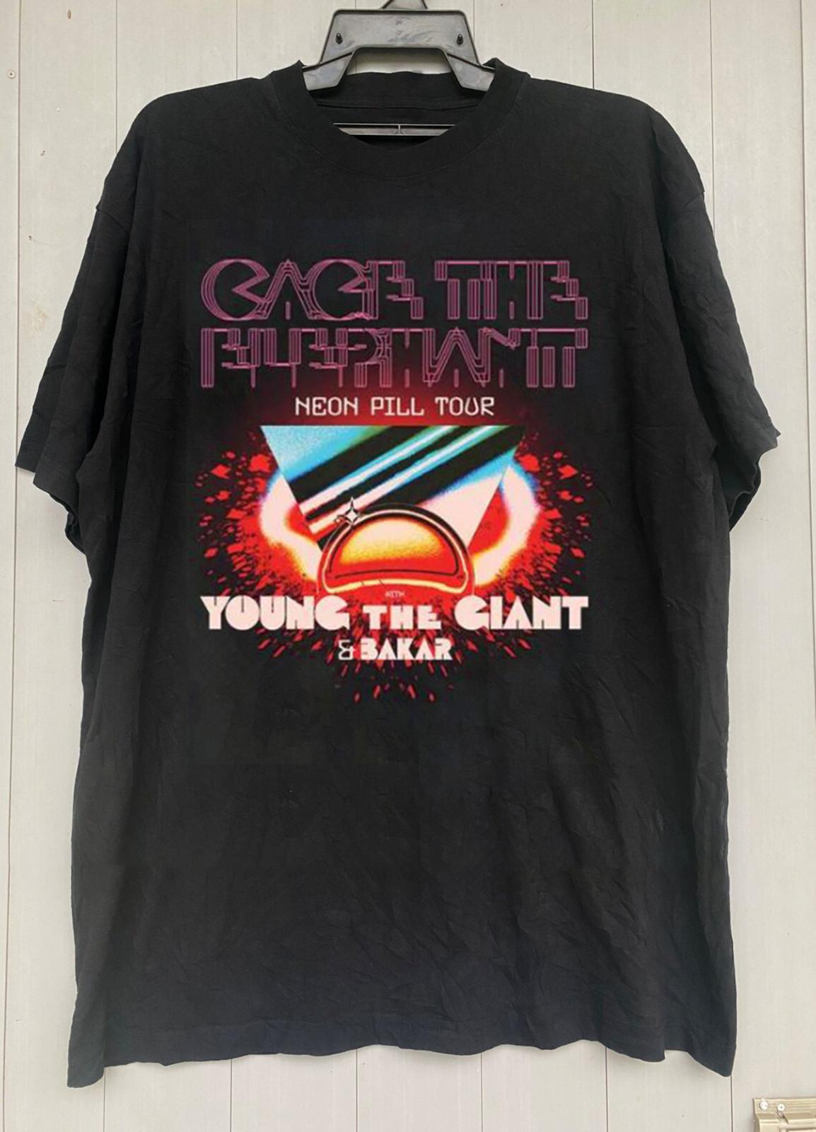 Cage the Elephant Neon Pill Tour Unisex T-Shirt All Size S To 5Xl XXXL
