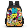 Teentitansgo Bag High Definition Printing Multifunctional Lightweight Backpack