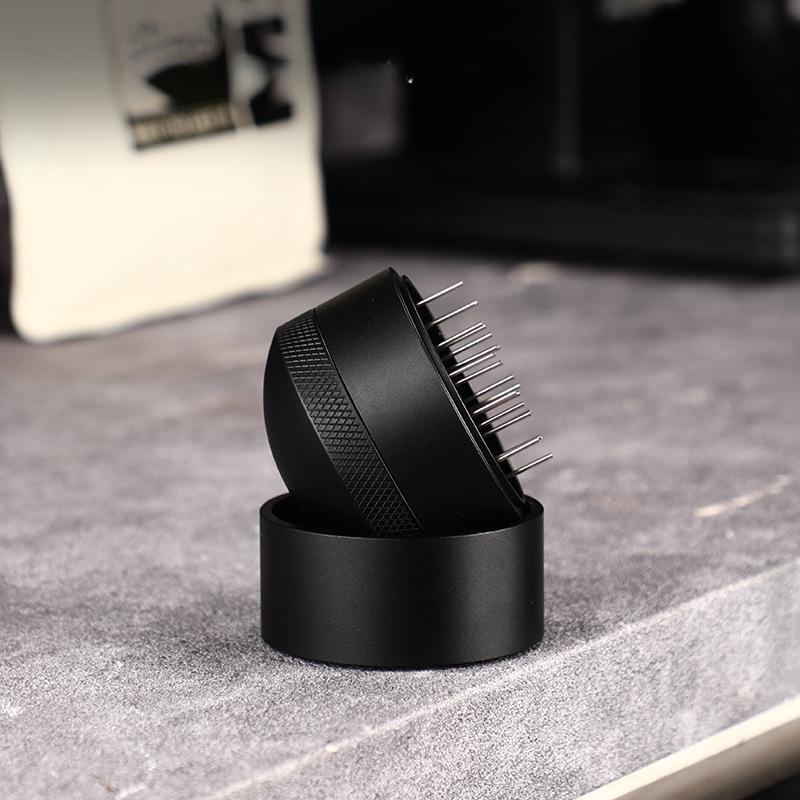 Adjustable Coffee Distributor & Stirring Needle: Breaks Up Clumps and Mixes Coffee Powder
