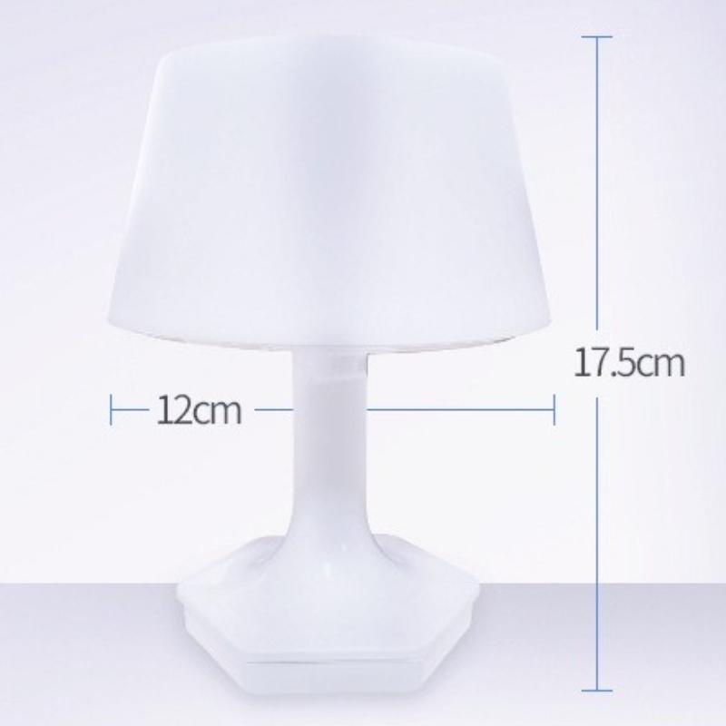 Room Desk Lamp LED Eye Protection Reading Light Adjustable Brightness Rechargeable Bedside Lamp for Bedroom Home Office Study