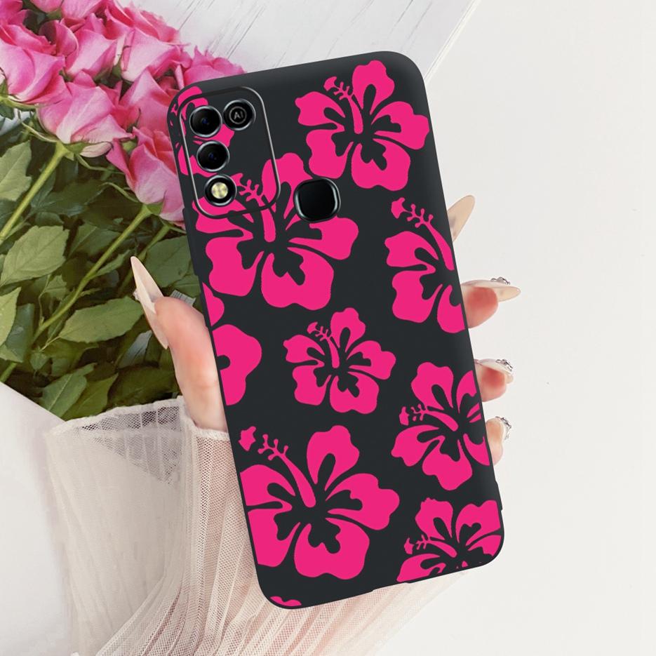 For Infinix Hot 11 Play Case Stylish Butterfly Tree Painted Cover Soft TPU Phone Case For Infinix Hot 10 Play X688C X688B Fundas