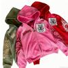Maglione stampato transfrontaliero nuovo 9OESH felpa con cappuccio trendy a forma di cuore 2024 giacca cardigan con cerniera versatile di grande successo
