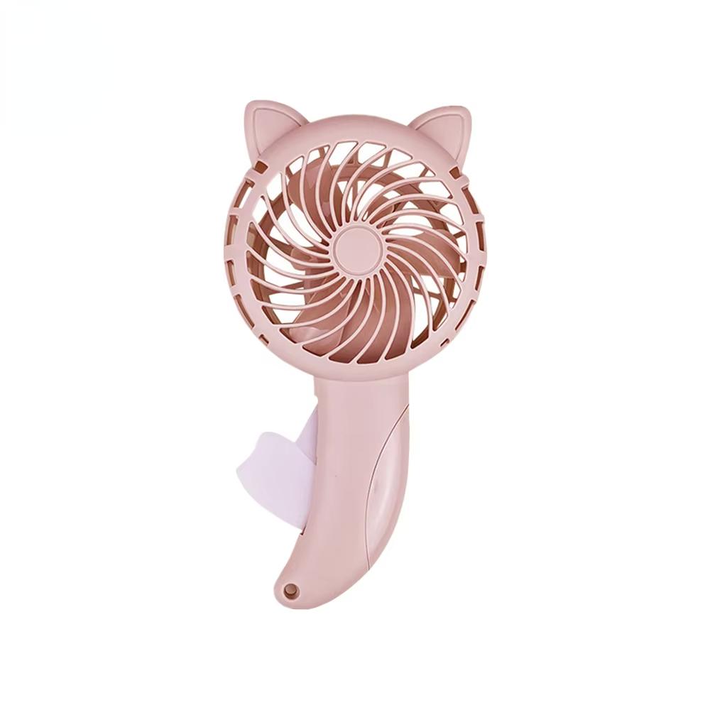 1PC Handheld Fan Hand Pressure Fan Mini Portable Fan Without Battery Household Cute Fan Cooling Cartoon Held Fan Portable fans