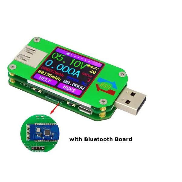 Type- C Voltmeter Ammeter UM25/25C,UM24/24C,UM34/34C Color LCD Display DC Volt Quick Charger amp ammeter Power Bank Detector