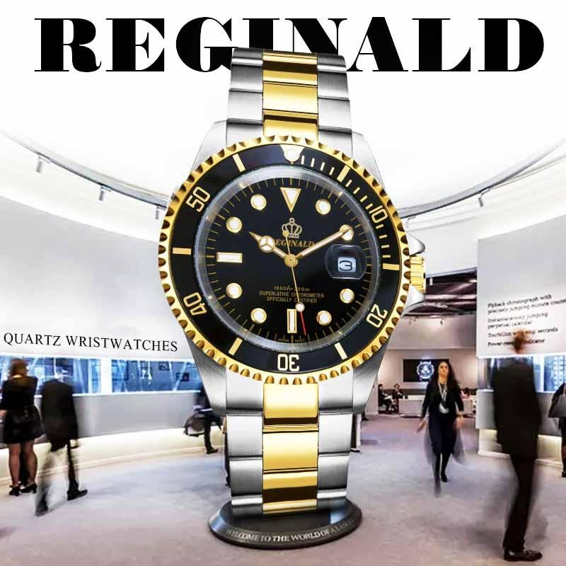 Top Markenuhr Herren Sportuhren Drehbare Lünette GMT Saphirglas Datum Edelstahl Quarzuhren