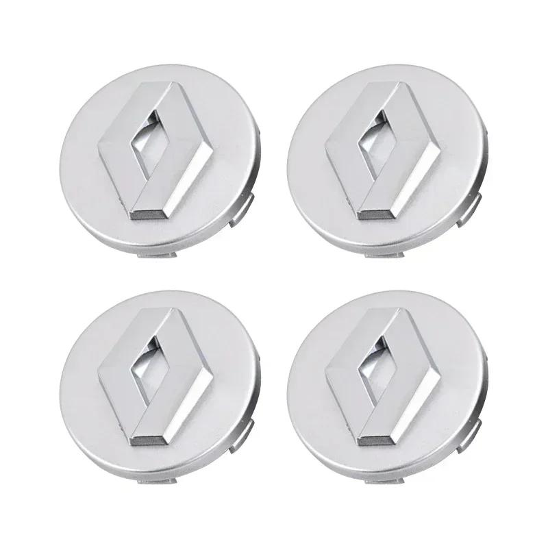 2026 Hot For Renault Hub Caps 4PCS 57mm 60mm Car Tire Center Hub Cap Logo Sticker Rim Cap Badge For Renault Megane 2 3 Clio 4 Tr