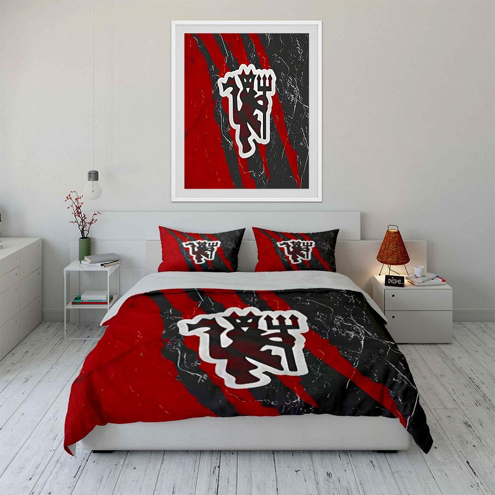 Rayas rojas y negras. Juegos de cama Juegos de fundas nórdicas Fundas nórdicas Fundas de almohada(1 * Funda de edredón 2 * Fundas de almohada sin relleno de edredón)