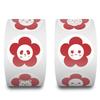 500 Cute Little Red Flower Decorative Sealing Stickers/Roll for Notebooks and Crafts