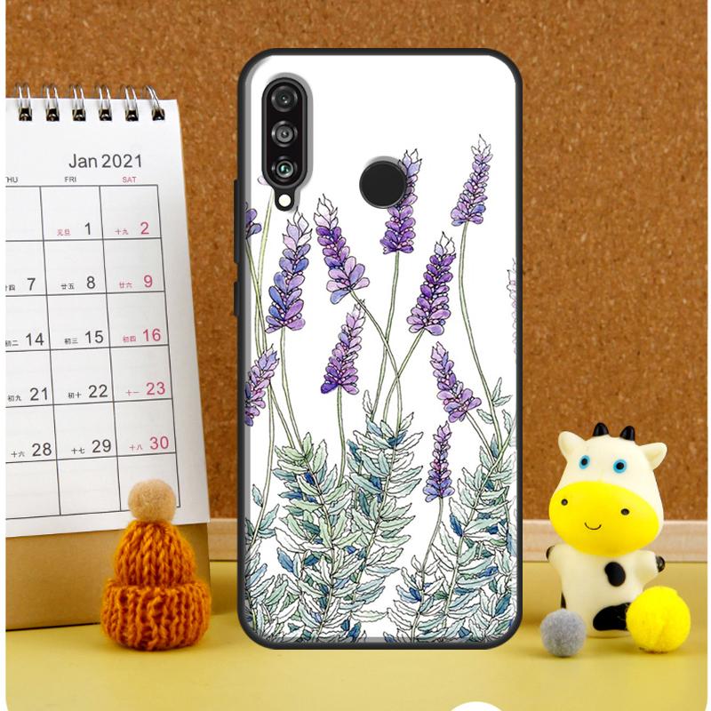 Yellow Cosmos Flowers Lavender For Huawei Nova Y61 Y60 Y70 Y72 Y73 Y90 Y91 12i 11i 3i 7i 8i 9 10 SE P20 P40 P30 Lite Case