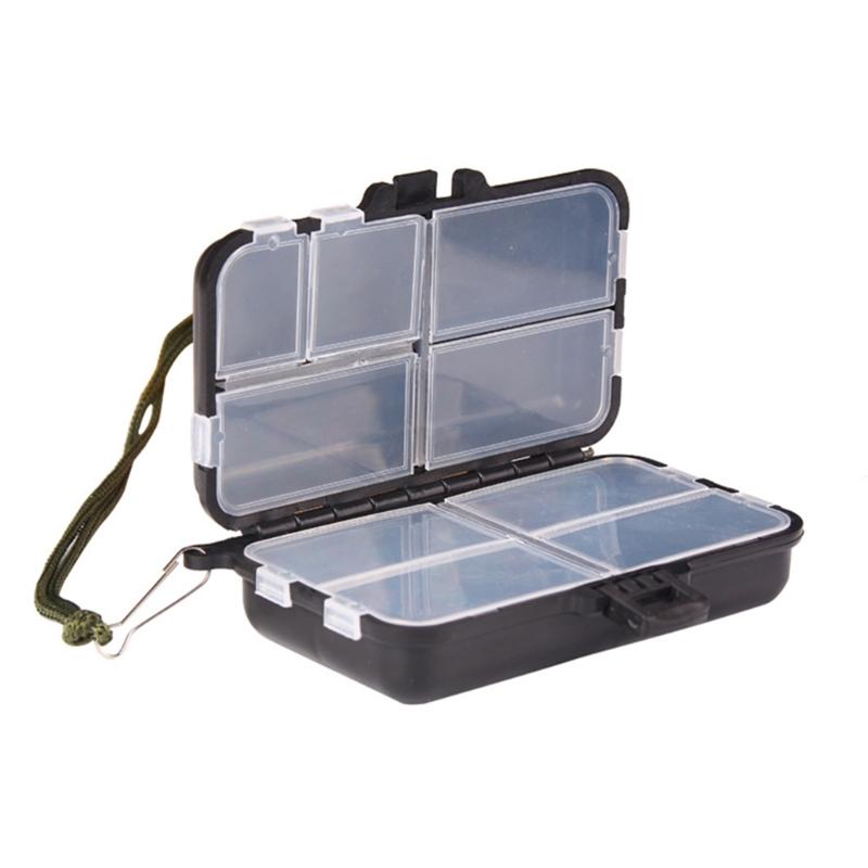 

Double-sided 9 Compartments Fishing Tackle Box Bait Lure Hooks Storage Box Fishing Accessories Convenient Storage for Ca 1