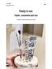 Ceramic Toothbrush & Toothpaste Stand for Vanity