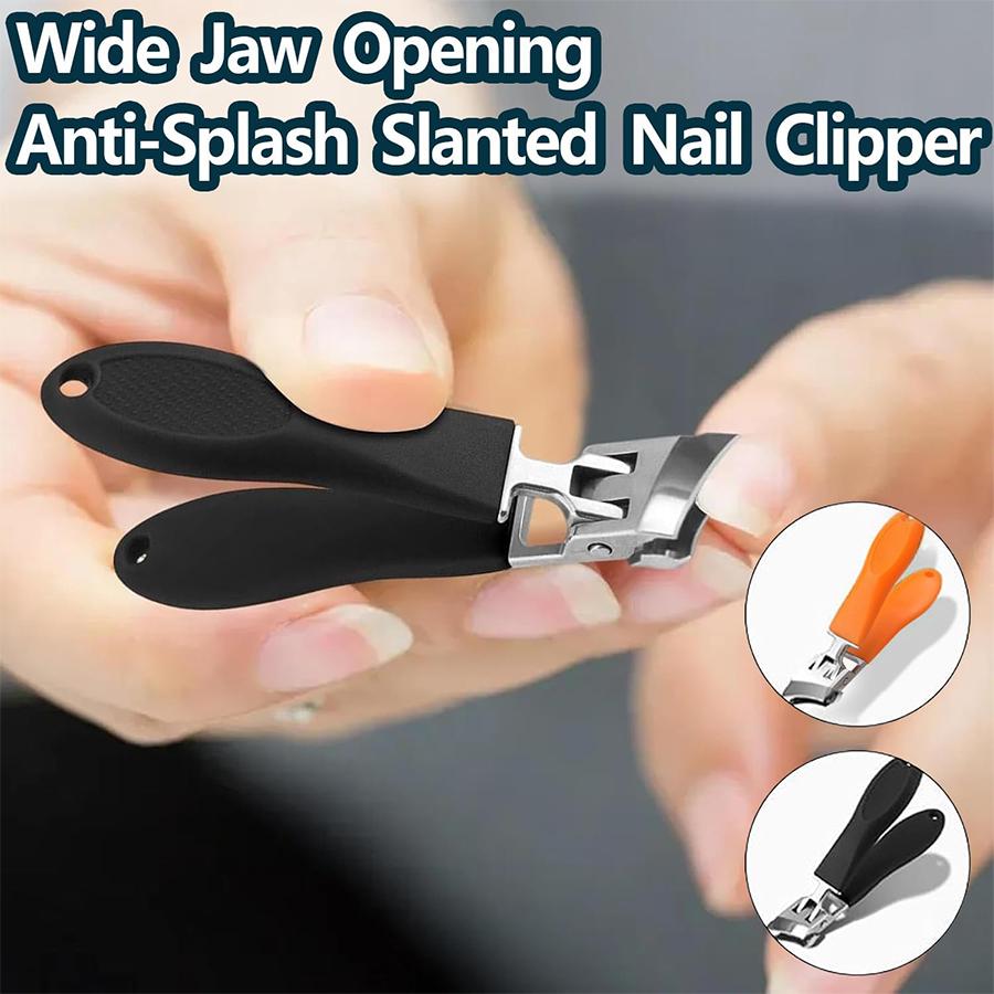 High quality stainless steel nail clipper - heavy-duty, curved, concave blade, suitable for large openings of thick nails