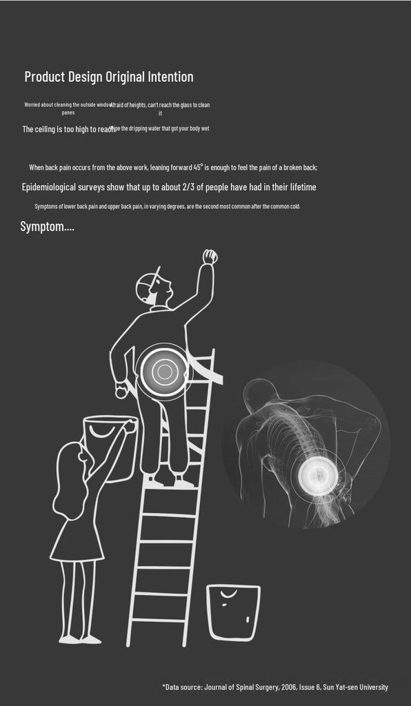 Wireless Electric Window and Glass Cleaning Robot for Home and Car