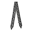 American Double-Sided Leopard Print Pointed Corner Versatile Streamer Fashion Headband Small Scarf Women'S Silk Scarf Streamer Long Scarf