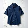 Men's European Size Summer New Style 100% Cotton Men's Work Shirt Short Sleeve Casual Multi-pocket Shirt