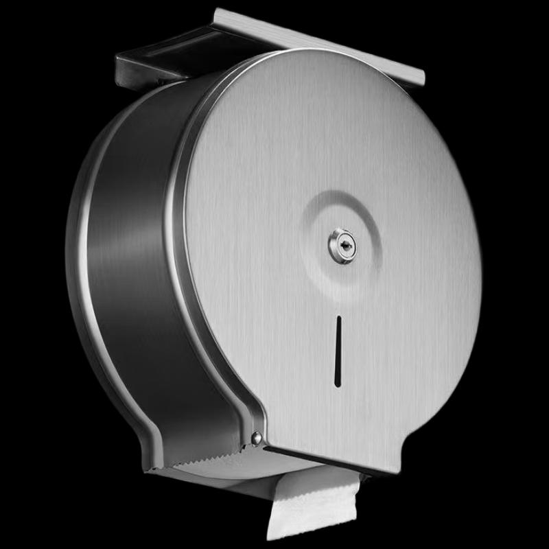 Stainless Steel Toilet Paper Holder with Phone Shelf