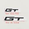 3D ABS Logo GT Emblem Letters Badge Car Rear Trunk Sticker for F34 E36 E39 E46 F07 G32 650 535i 630i 3 5 6 Series GT Accessories