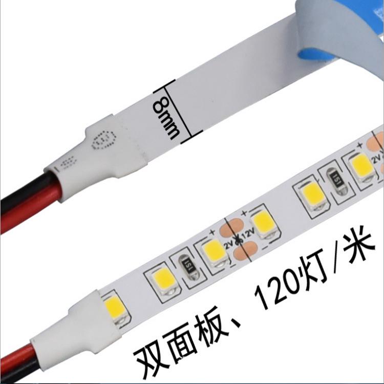 Low Voltage 2835 LED Strip Light, 120/240 LEDs, 5M, 12/24V, High Brightness, Self-Adhesive, Dimmable.