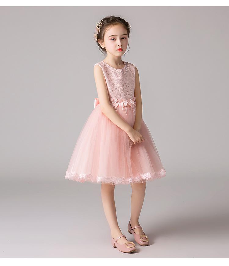 Summer Children's Princess Dress Girls' Costume Children's Wear Full Dress Performance Costume Sleeveless Girl's Skirt