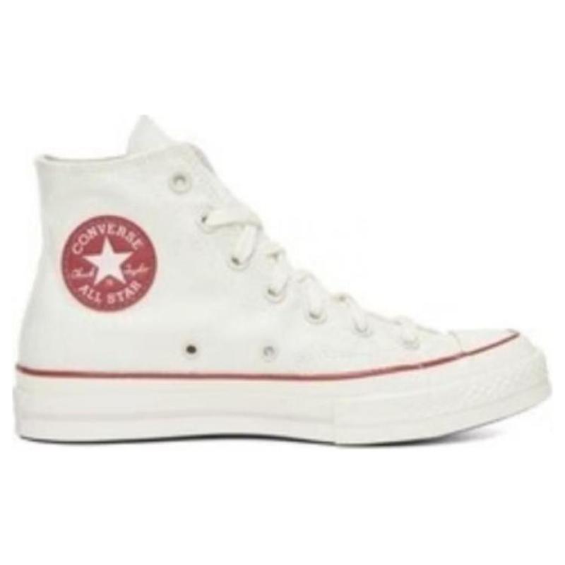 Converse Chuck 70 Floral Embroidery Comfortable High Top Canvas Shoes Women's Off-White