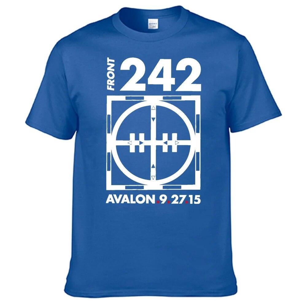 Front 242 T Shirt Unisex 100% Cotton Unisex Women Shirt Top Sales N04